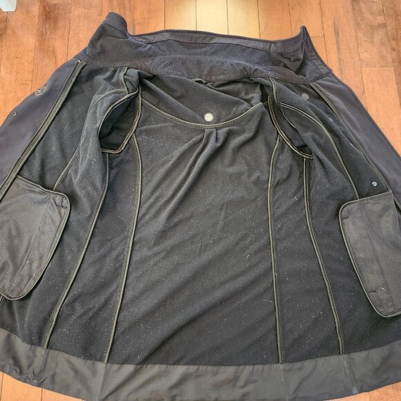 Lululemon Audrey women's long black jacket in size 8 - Picture 5 of 12